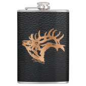 Bugling Bull Elk Flachmann (Vorderseite)