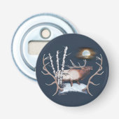 Bugling Bull Elk Flaschenöffner (Vorderseite)