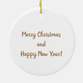 Bugling Bull Elk Keramik Ornament (Hinten)