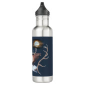 Bugling Bull Elk Stainless Steel Water Flasche Edelstahlflasche (Rechts)