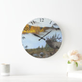 Bugling Elche Große Wanduhr (Zuhause)