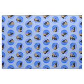 Bugling Elk im Winter - Original Wildlife Art Stoff (Fat Quarter (45,7 x 55,9 cm))