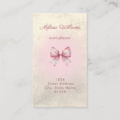 Buglogo Visitenkarte (Rückseite)