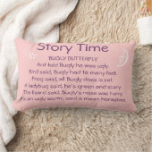 Bugly Butterfly Story Time Kissen pink (Decke)