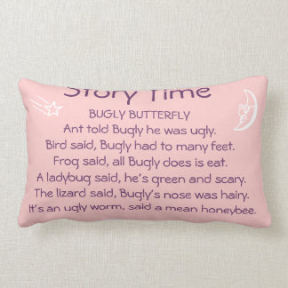Bugly Butterfly Story Time Kissen pink