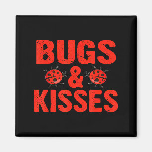 Bugs & Kisses Umarme Marienkäfer Valentinstag Magnet