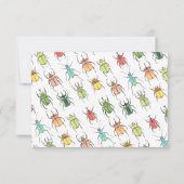 Bugs and Kisses XOXO Valentinstag Einladung (Rückseite)