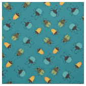 Bugs Beetles Mitte Jahrhundert Mod Niedlich Stoff (Muster)