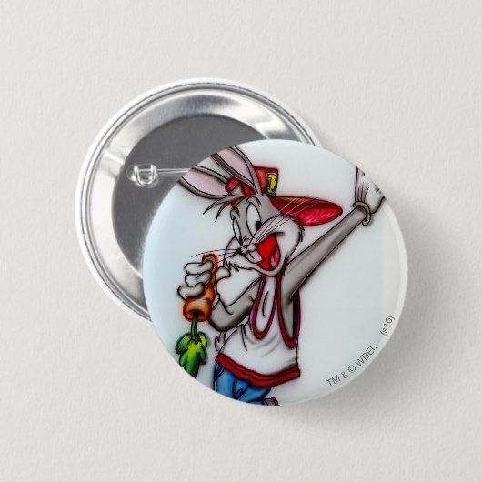BUGS BUNNY™ Airbrush Button (Vorne & Hinten)