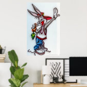 BUGS BUNNY™ Airbrush Poster (Heimbüro)