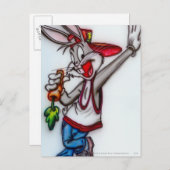 BUGS BUNNY™ Airbrush Postkarte (Vorne/Hinten)