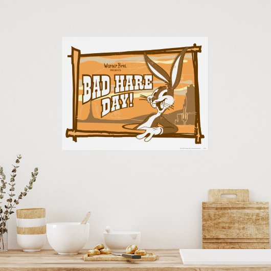 BUGS BUNNY™ Bad Hare Day! Poster (Küche)