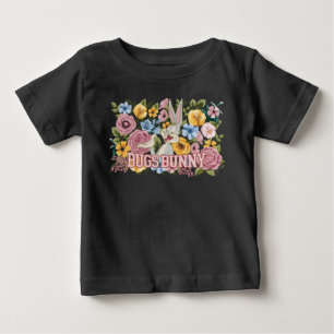 BUGS BUNNY™ Blumenstickerei Grafik Baby T-shirt