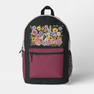 BUGS BUNNY™ Blumenstickerei Grafik Bedruckter Rucksack