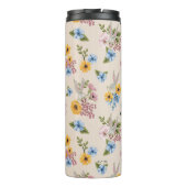 BUGS BUNNY™ Blumenstickerei-Muster Thermosbecher (Rückseite)