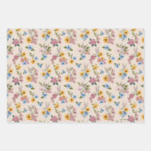 BUGS BUNNY™ Blumenstickereimuster Geschenkpapier Set (Vorderseite 2)