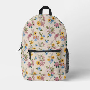 BUGS BUNNY™ Blumenstickmuster Bedruckter Rucksack
