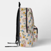 BUGS BUNNY™ Blumenstickmuster Bedruckter Rucksack (Links)