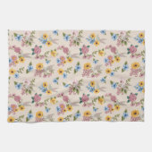 BUGS BUNNY™ Blumenstickmuster Geschirrtuch (Horizontal)