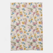 BUGS BUNNY™ Blumenstickmuster Geschirrtuch (Vertikal)