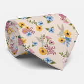 BUGS BUNNY™ Blumenstickmuster Krawatte (Gerollt)