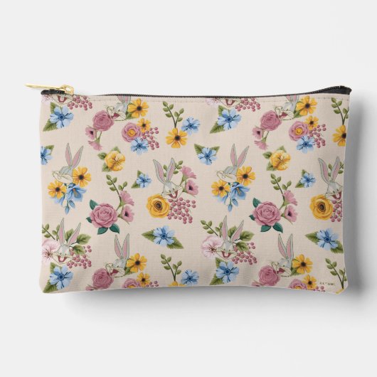 BUGS BUNNY™ Blumenstickmuster Zubehörtasche (Vorderseite)