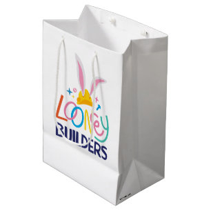 BUGS BUNNY BUILDERS™ Bauhelm gestapelt Logo Mittlere Geschenktüte