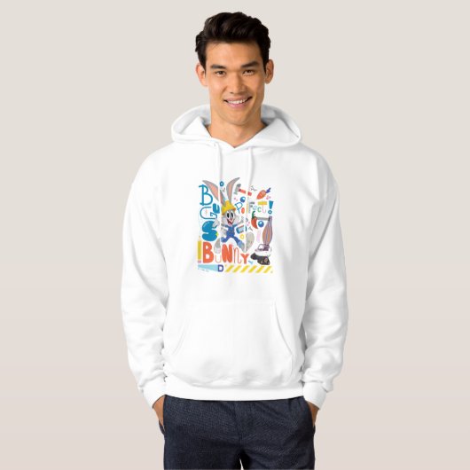 BUGS BUNNY BUILDERS™| BUGS BUNNY™-Arbeitstools Hoodie (Vorne ganz)