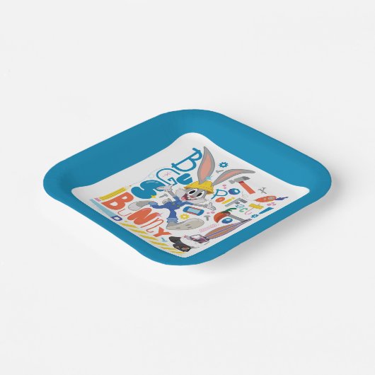 BUGS BUNNY BUILDERS™| BUGS BUNNY™-Arbeitstools Pappteller (Gewinkelt)