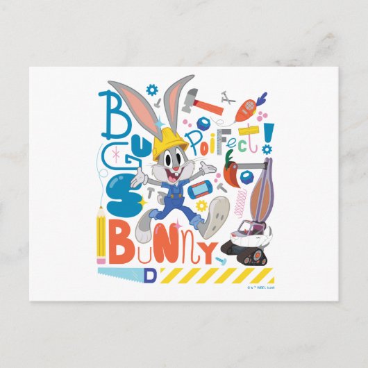 BUGS BUNNY BUILDERS™| BUGS BUNNY™-Arbeitstools Postkarte (Vorderseite)