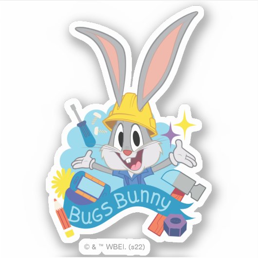BUGS BUNNY BUILDERS™| BUGS BUNNY™ Character Art Aufkleber (Vorderseite)