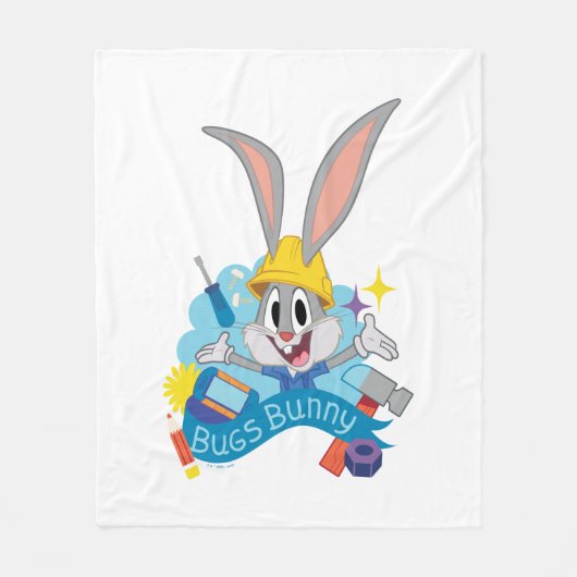BUGS BUNNY BUILDERS™| BUGS BUNNY™ Character Art Fleecedecke (Vorderseite)