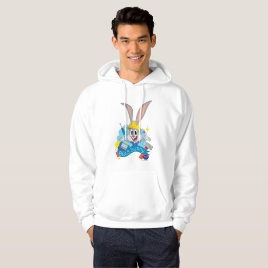 BUGS BUNNY BUILDERS™| BUGS BUNNY™ Character Art Hoodie (Vorne ganz)