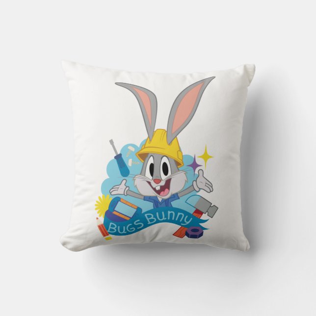 BUGS BUNNY BUILDERS™| BUGS BUNNY™ Character Art Kissen (Vorderseite)