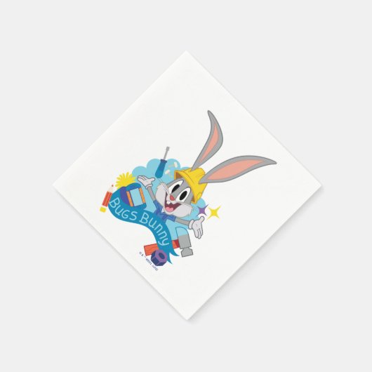 BUGS BUNNY BUILDERS™| BUGS BUNNY™ Character Art Serviette (Ecke)