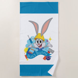 BUGS BUNNY BUILDERS™  BUGS BUNNY™ Character Art Strandtuch