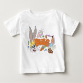 BUGS BUNNY BUILDERS™| BUGS BUNNY™ Sketch Art Baby T-shirt (Vorderseite)