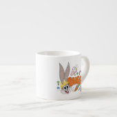BUGS BUNNY BUILDERS™| BUGS BUNNY™ Sketch Art Espressotasse (Vorderseite Rechts)