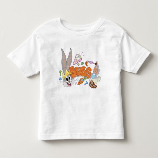 BUGS BUNNY BUILDERS™| BUGS BUNNY™ Sketch Art Kleinkind T-shirt (Vorderseite)