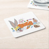 BUGS BUNNY BUILDERS™| BUGS BUNNY™ Sketch Art Rechteckiger Pappuntersetzer (angewinkelt)