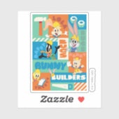 BUGS BUNNY BUILDERS™| Character Grid Pattern Aufkleber (Blatt)