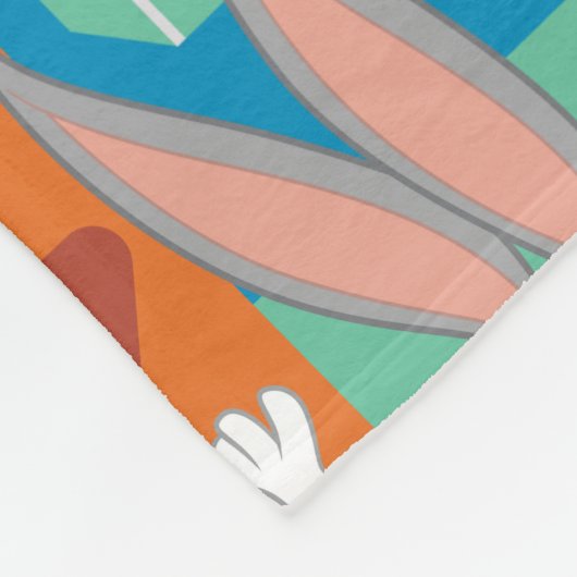 BUGS BUNNY BUILDERS™| Character Grid Pattern Fleecedecke (Ecke)