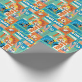 BUGS BUNNY BUILDERS™| Character Grid Pattern Geschenkpapier (Ecke)