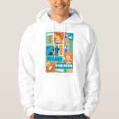 BUGS BUNNY BUILDERS™| Character Grid Pattern Hoodie (Vorderseite)