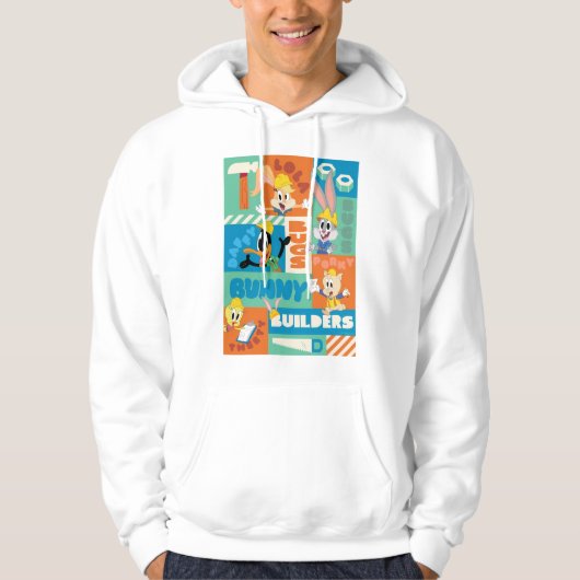 BUGS BUNNY BUILDERS™| Character Grid Pattern Hoodie (Vorderseite)
