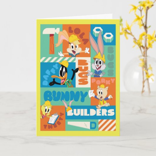 BUGS BUNNY BUILDERS™| Character Grid Pattern Karte (Gelbe Blume)