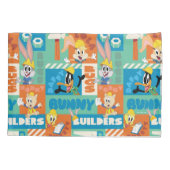 BUGS BUNNY BUILDERS™| Character Grid Pattern Kissenbezug (Rückseite)