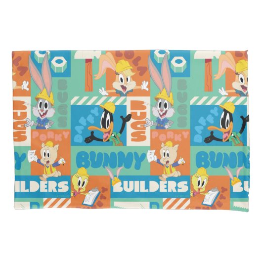 BUGS BUNNY BUILDERS™| Character Grid Pattern Kissenbezug (Vorderseite)