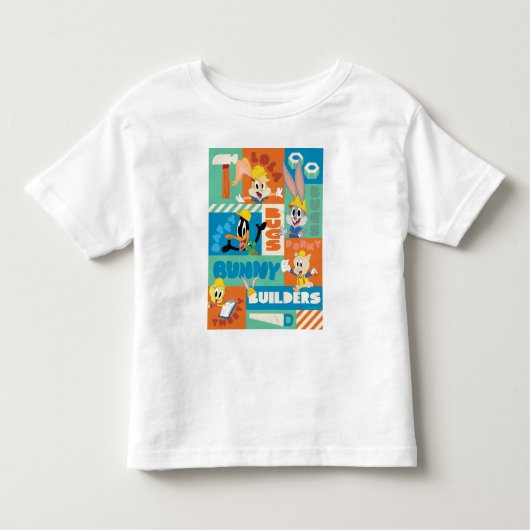 BUGS BUNNY BUILDERS™| Character Grid Pattern Kleinkind T-shirt (Vorderseite)