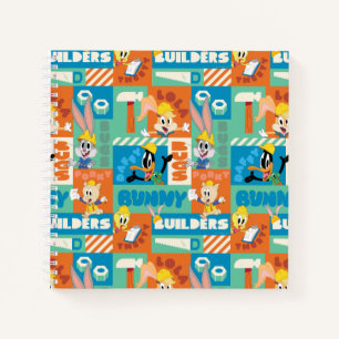 BUGS BUNNY BUILDERS™ Character Grid Pattern Notizblock